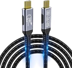 high speed usb c cable Compatible with Thunderbolt 5,Thunderbolt 4/3,80 Gbps Data Transfer,USB 5 Cable 6.6ft, Supports 16K/Dual8K usbc video cable, 240W/100W Charging usb-c usb-c monitor cable - Image 1