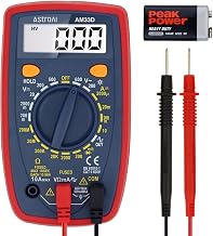 AstroAI Digital Multimeter Tester 2000 Counts with DC AC Voltmeter and Ohm Volt Amp Meter; Measures Voltage, Current, Resistance, Continuity and Diode, Blue - Image 1