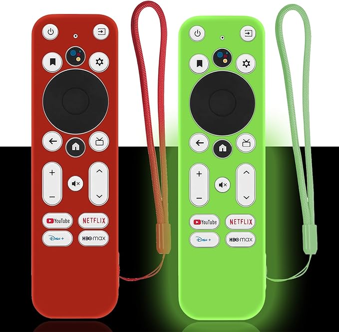 [Pack of 2] Remote Case for Onn TV Remote, Compatible with Onn Android 4K UHD Stick TV Box 100024646 100026240 Controller, Lightweight Anti-Slip Skin-Friendly Silicone Skin Sleeve