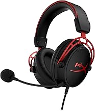 HyperX Cloud Alpha - Gaming Headset, Dual Chamber Drivers, Legendary Comfort, Aluminum Frame, Detachable Microphone, Works on PC, PS4, PS5, Xbox One, Xbox Series X|S, Nintendo Switch and Mobile – Red - Image 1