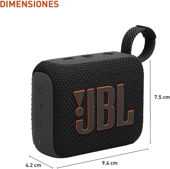 JBL JBLGO4BLKAM-Z Go 4 Portable Bluetooth Speaker, Black - Certified Refurbished
