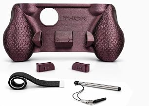 MunnyGrubbers - Ergonomic Grip Compatible with AYN Thor, Video Game Controller Grip with Foam Inserts, Includes Extendable 4 inch Stylus - (Mage Purple)