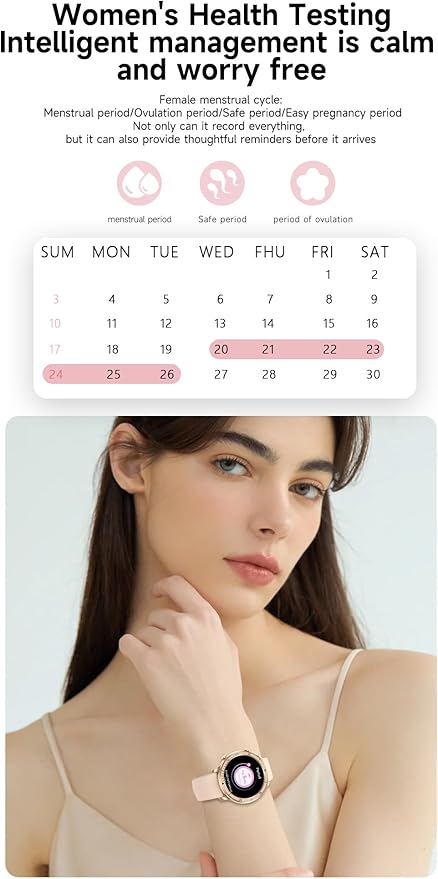 AOLON Smart Watch for Men Women (Answer/Make Calls), 1.46" IPS HD Screen, Fitness Tracker, 100+ Sport Modes, Blood Oxygen/Sleep/Heart Rate Monitor, IP67 Waterproof for Android iOS, Champagne Gold