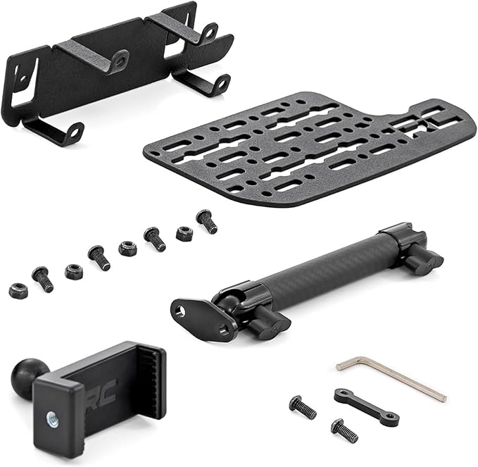 Rough Country Accessory Dash Mount for Ram 1500 (2019??026 w/ 12" Touchscreen) - Phone & Device Mount w/ 8" Arm, Works with MagSafe Devices