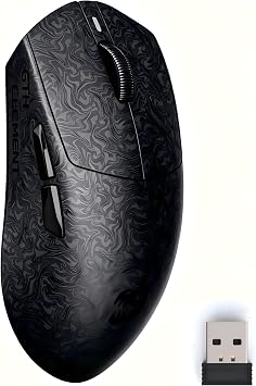 ZORNHER X Mloong MX301 PRO Lightweight Gaming Mouse,Up to 26000 DPI, Wireless,Carbon Fiber Texture Finish,PAW 3315,60g,500mAh Battery,Small Mouse with Anti-Slip Grip,Wired/BT/2.4GHz for PC,FPS