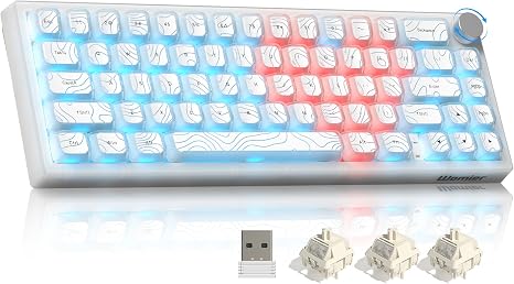 Womier 60% Keyboard Gaming, Wireless Mechanical Creamy Keyboard QMK/VIA - Image 5