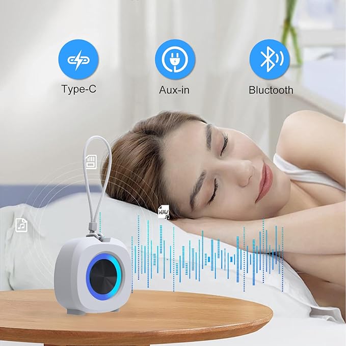Portable Bluetooth Speakers, RGB Lights TWS Speakers，Wireless IPX5 Waterproof Mini Speaker with Loud Stereo Sound,15 Hours Playtime, Rechargeable Battery.