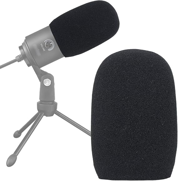 SUNMON K669 Foam Mic Windscreen, Pop Filter Wind Cover Compatible with Fifine USB Condenser Recording Microphone K669, T669, K669B