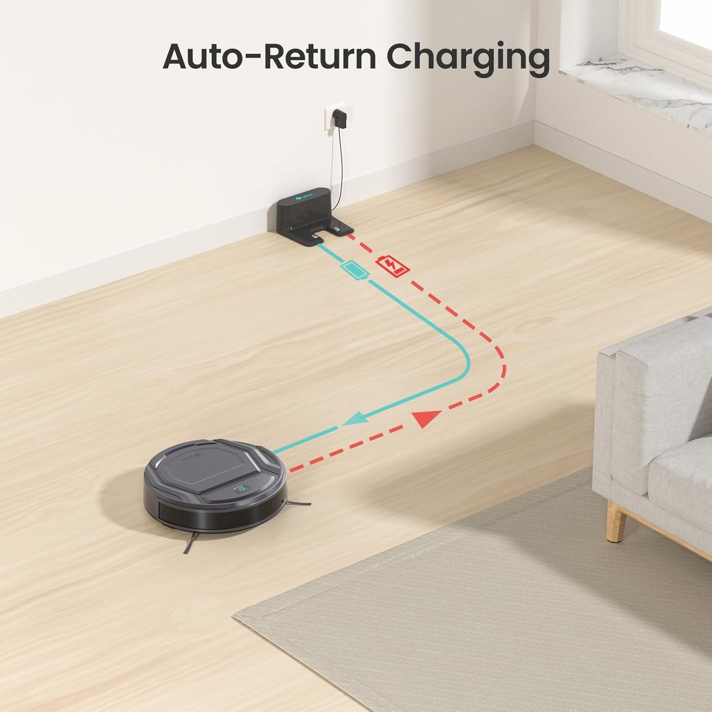 M210 Pro Robot Vacuum — 2200Pa Suction, WiFi & App Control