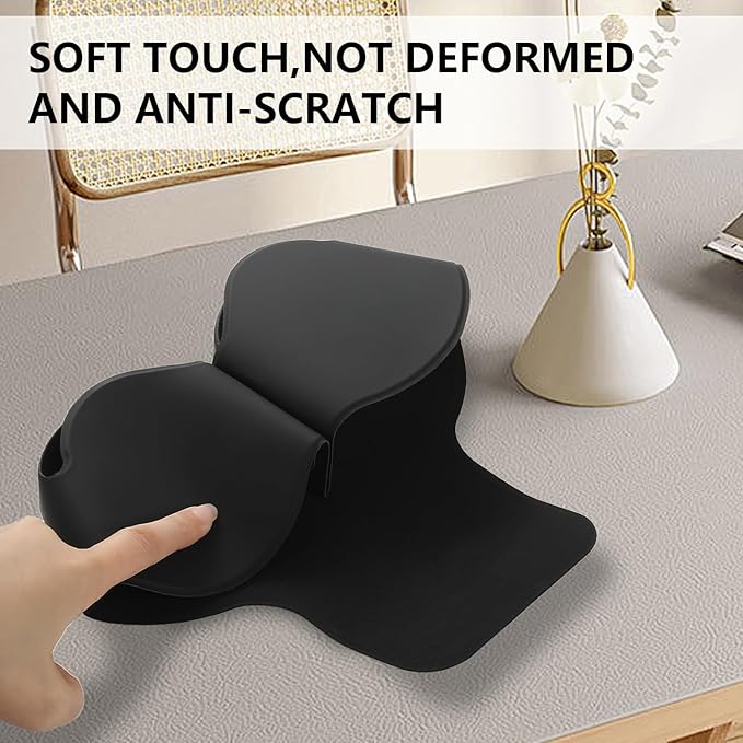 Maxjoy for Apple Airpods Max Smart Case Cover, Soft PU Leather Protective Cover Accessories for Airpod Max with Sleep Mode, Anti-Dust Travel Carrying Case for Airpods Pro Max Headphones, Black