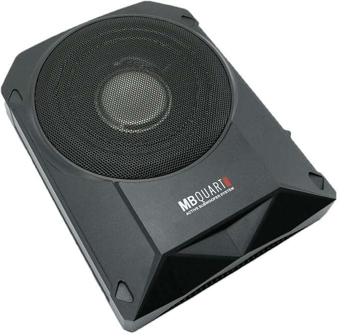 MB Quart RW-110A 800W Reference Series 10" 4-Ohm Power Subwoofer Amplifier with 8 Guage Kit Red and Gravity Magnet Phone Holder Bundle