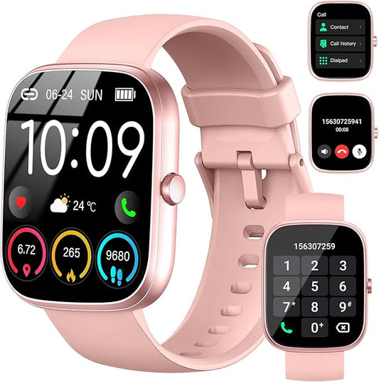 Smart Watch (Answer/Make Call), 2026 HD 1.91" Smartwatch for Men Women, 112+ Sports Modes Fitness Activity Tracker, Calories/Heart Rate/Sleep Monitor, IP68 Waterproof Step Counter for Android iOS