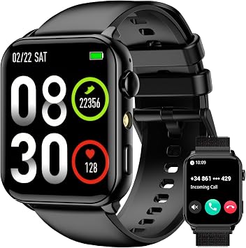 Smart Watches for Men, 1.91" AMOLED Men's Fitness Watch with 7-Day Battery