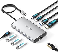 RSHTECH 9-in-1 USB C Hub Multiport Adapter 10Gbps with 4K HDMI, RSH-T09 - Image 1