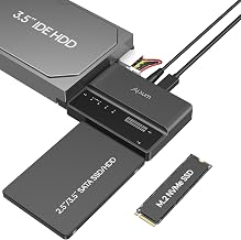 Alxum 10Gbps M.2 NVME to SATA Adapter IDE SSD Enclosure for Laptop