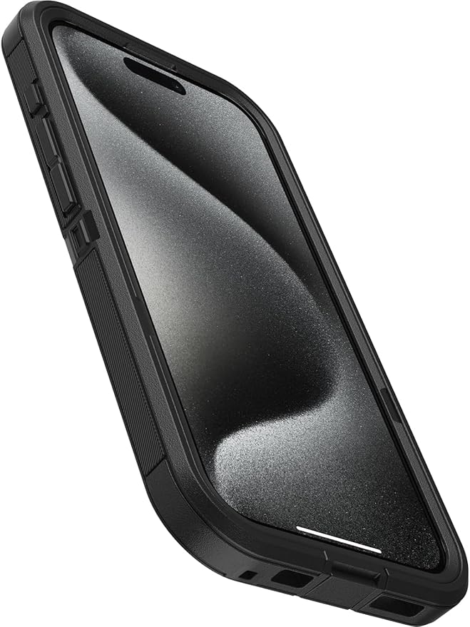 OtterBox iPhone 15 Pro | Defender Series XT Case with MagSafe, Screenless, Rugged - Non-Retail Packaging - Black