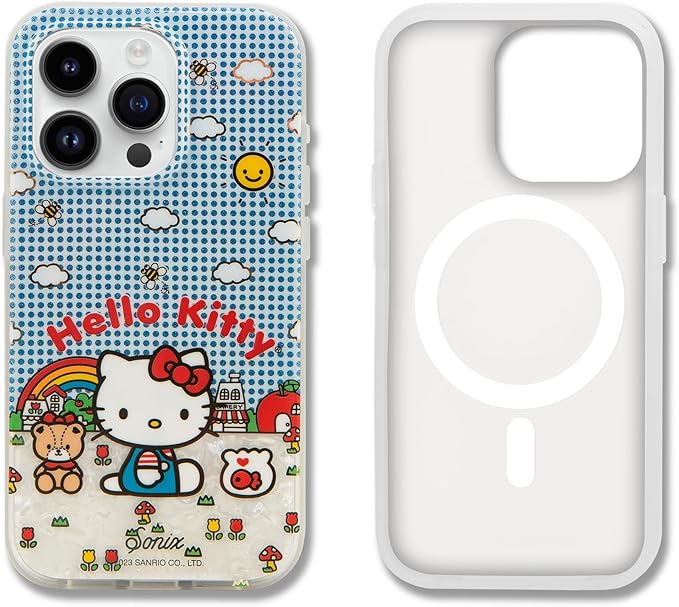 Sonix Case for iPhone 15 Pro | Compatible with MagSafe | 10ft Drop Tested | Good Morning Hello Kitty