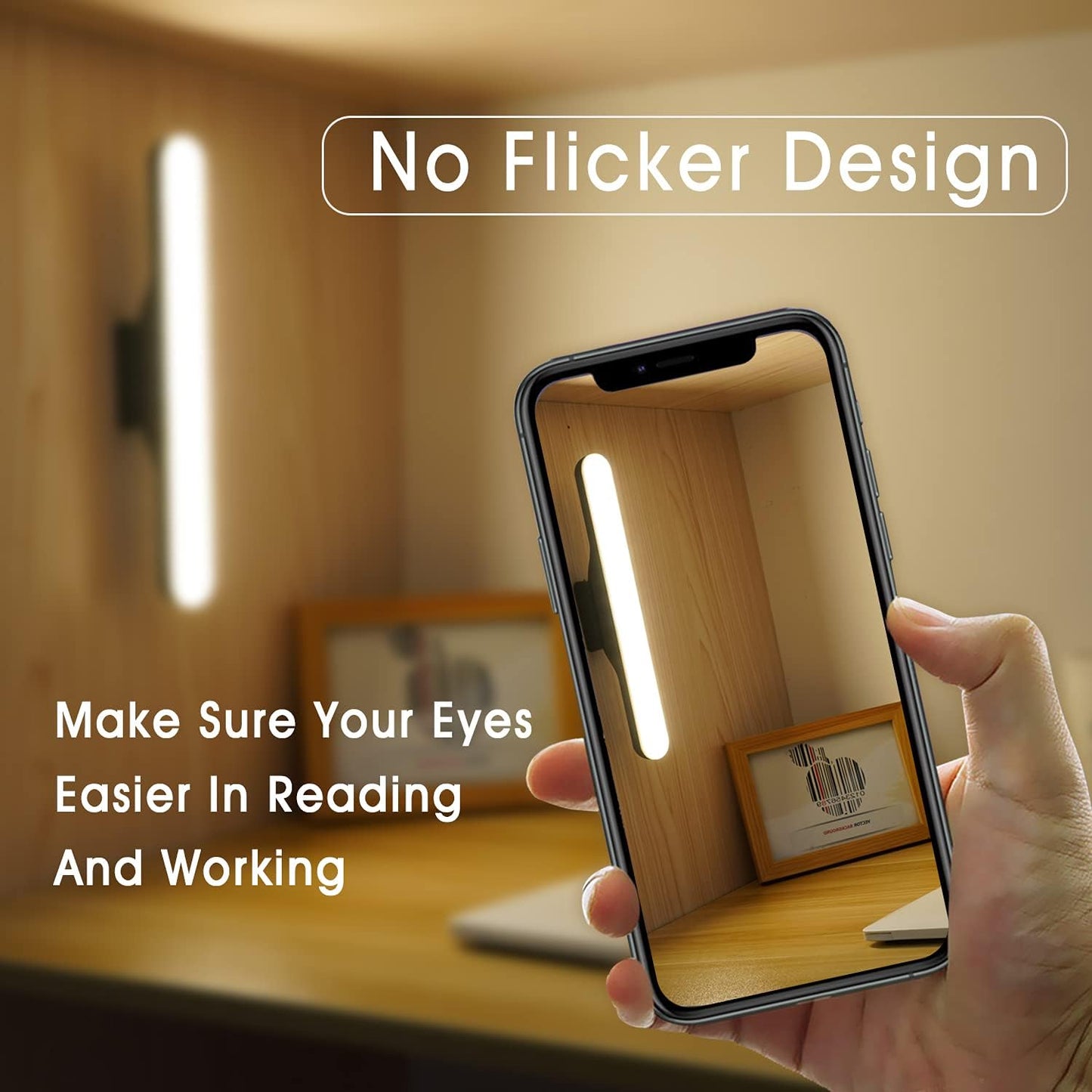 Rechargeable LED Cabinet Light — Magnetic, Dimmable, Touch Control