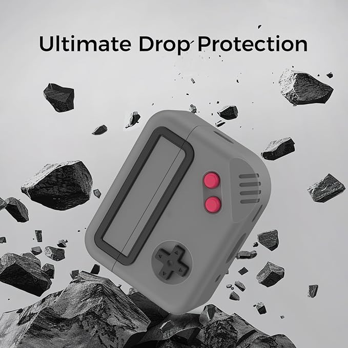 for AirPods Pro 3 Case - 2025 Silicone Game Console Design Case for Apple AirPods Pro 3rd Generation, Cute Airpod Pro 3 Cover for Men/Women (Deep Grey)