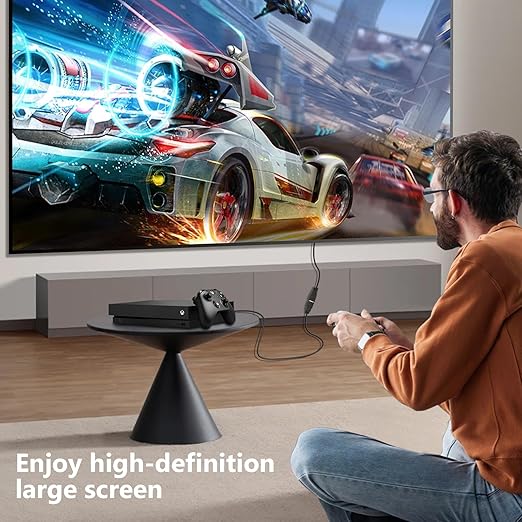 HDMI Extender Cable 6 Feet, 2 Pack HDMI Adapter Cables for HDTV, Monitor, PC, Laptop, Projector