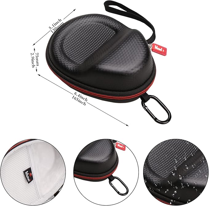 Mchoi Hard Case Fits Aftershokz Aeropex/Titanium/Air/Openmove/Openrun Pro, Open-Ear Wireless Bone Conduction Headphones, Case Only