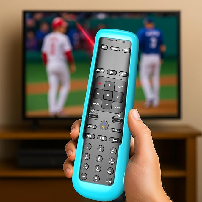 3PACK Case for DirecTV Remote, Cover for AT&T TV Now Receiver C71KW / RC82V Voice Remote Control Skin Sleeve Purple Blue Red