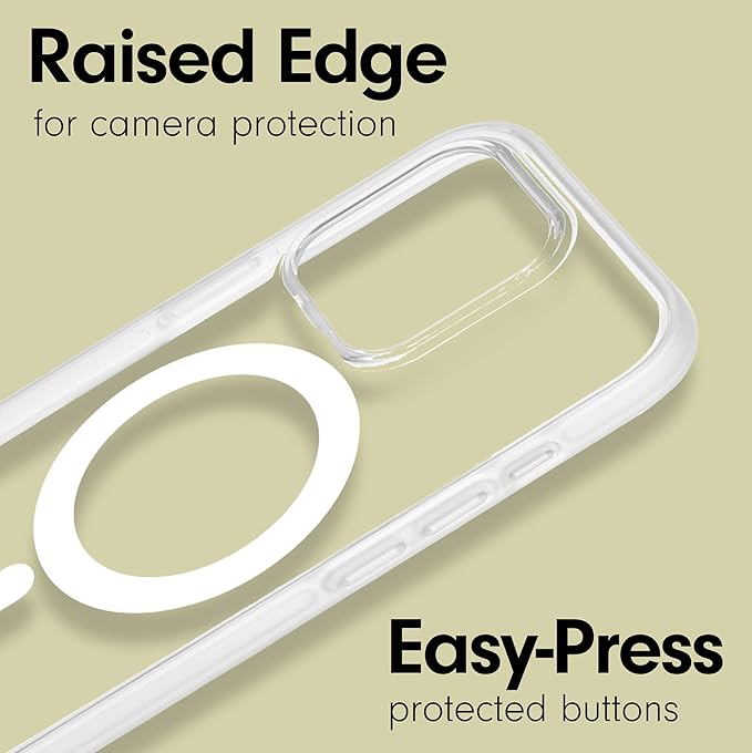 Sonix Case for iPhone 15 Pro | Compatible with MagSafe | 10ft Drop Tested | Clear