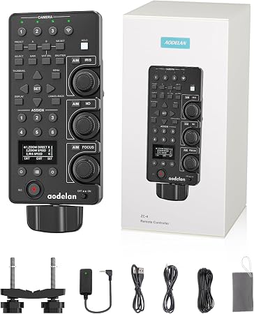 Aodelan Wireless Camcorder lanc Zoom Controller for Sony ILME-FX6, PXW-FX9