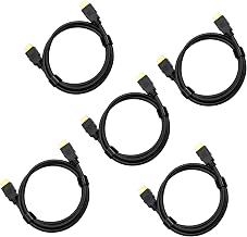 4K 6 ft HDMI Cable 5-Pack 2.0 Ultra HD Cord, 18Gbps High-Speed - Image 1