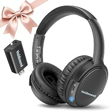 Holdsound BKM400 Wireless Headphones for TV Watching with USB Transmitter - Image 1