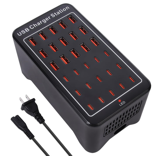 150W(30A) 30-Port USB Charging Station, Multiple USB | Charging & Powe - Image 1