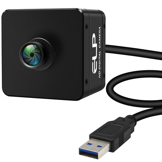 200fps Global Shutter USB3.0 Camera,1920x1200@120fps HD Webcam with 75° HFOV No Distortion Lens, UVC Plug & Play for Motion Capture, Industrial Inspection, Compatible with Windows Mac Linux