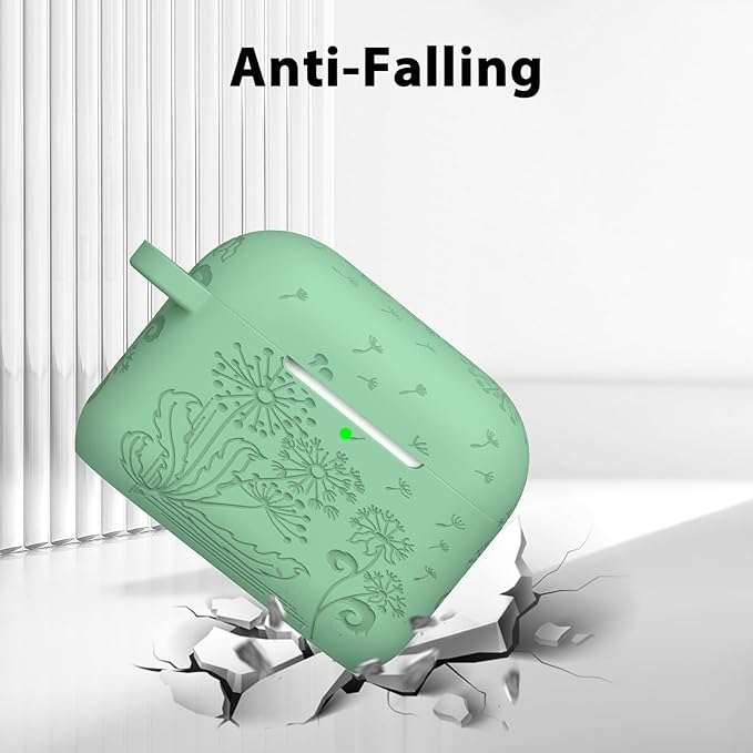 Case for Airpods Pro 1st 2nd Generation - VISOOM Airpods Pro 1/2 Cases Cover Women Silicone iPod Pro 2 Earbuds Wireless Charging Case Girl Bling Keychain for Apple Airpod Gen Pro 2