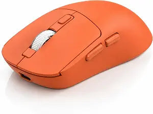 M1 Bluetooth Wireless Mouse for MacBook/Laptop/Mac - Orange - Image 1