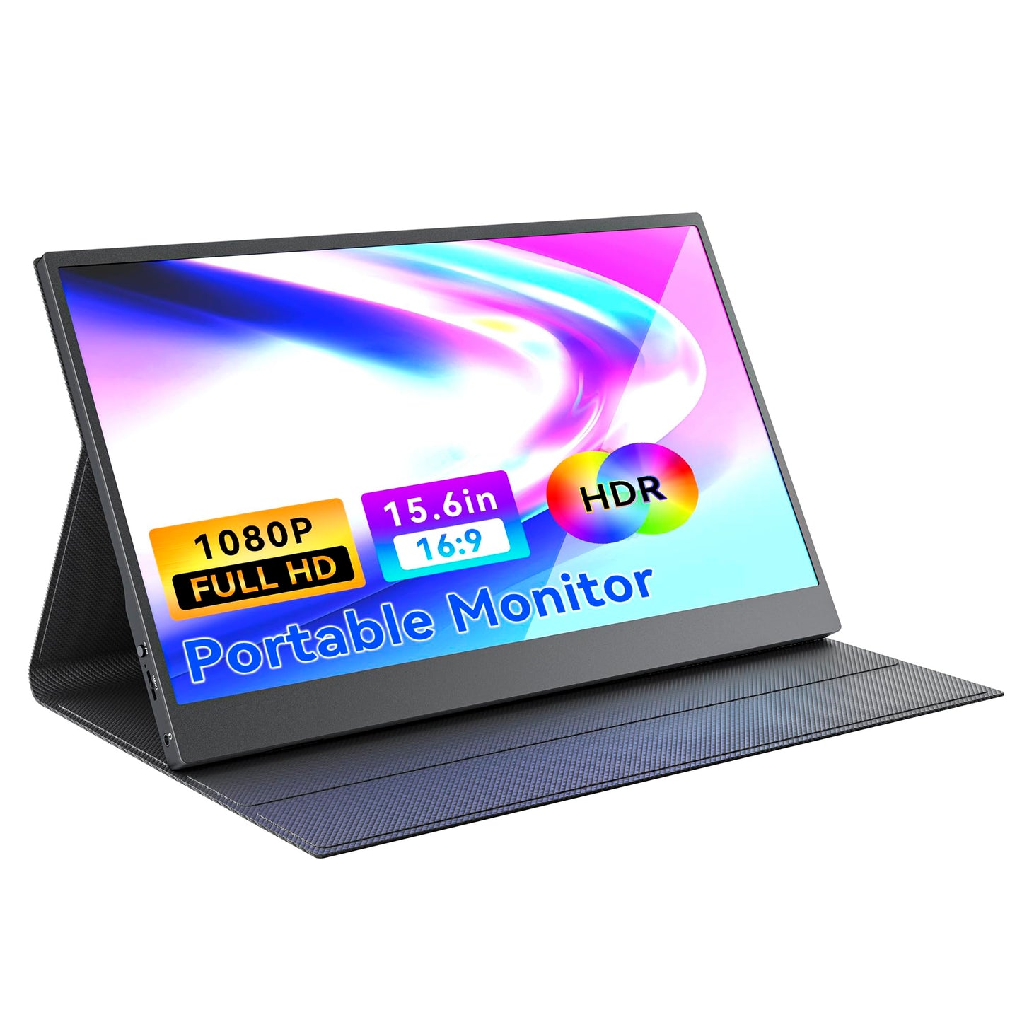15.6 Inch Portable Monitor FHD 1080P IPS Display wit | Computer Access - Image 1