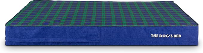 The Dog’s Bed Orthopedic Memory Foam Dog Bed, XXL Black Watch Tartan, Pain Relief for Arthritis, Hip & Elbow Dysplasia, Post Surgery, Lameness, Supportive, Calming, Waterproof Washable Cover