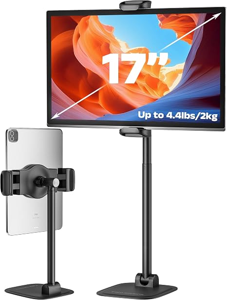 Foldable Portable Monitor Stand, Tablet Stand for Desk Holds 4.4LB