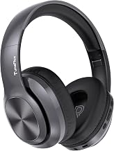 TuneFlux Wireless Bluetooth Headphones Over Ear, 80H Playtime, 3EQ Sound Modes, HiFi Stereo Headphones with Deep Bass, Foldable Bluetooth 5.3 Headsets for Smartphone/PC/Computer-Metallic - Image 1