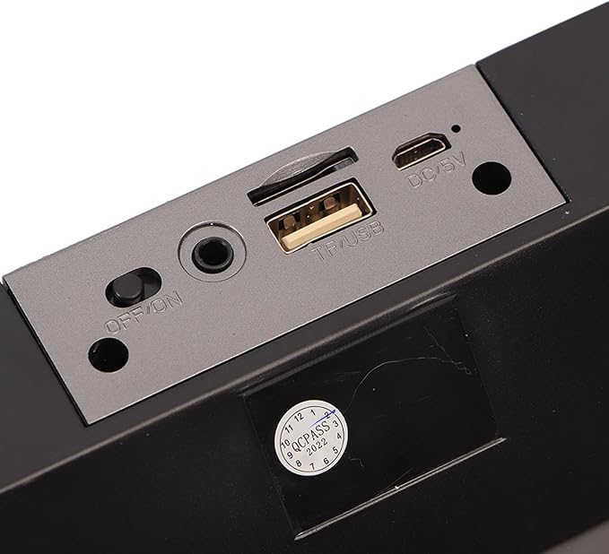 Soundbar 5.0 Bluetooth Speaker with 5 Playback Modes, Noise Reduction Surround Sound for Home Use