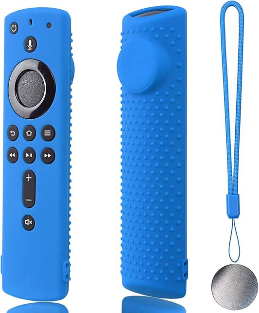 Fir Stick Remote Cover F Stick TV firesticksticktv Remote Control Silicone Cover TV Remote Cover 4k Remote Cover Magnetic Silicone Remote Control Case (Sky Blue)