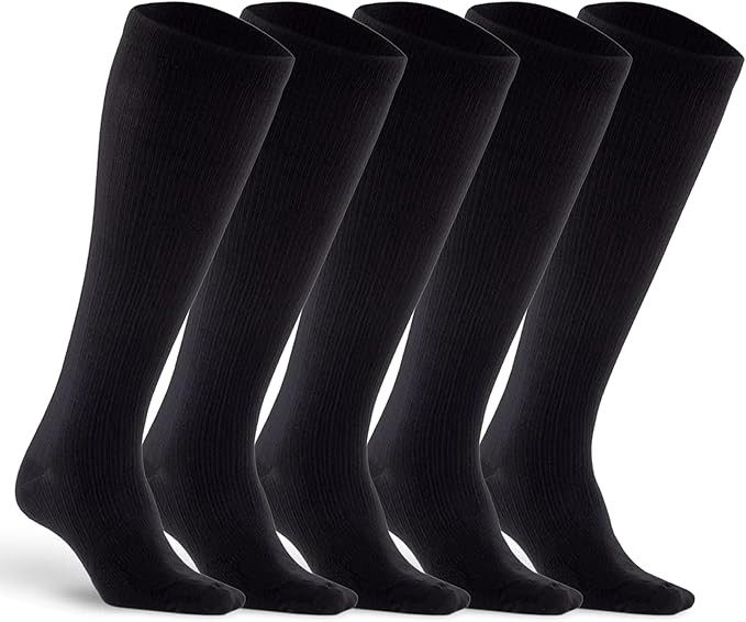 PRO Compression Running Marathon Socks - Calf-Length Travel and Sports Compression Socks for Foot and Ankle Support, Unisex