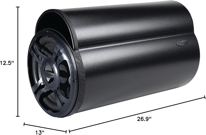 Bazooka BT1024DVC BT Series 10-Inch 4 Ohm Dual Passive Tube