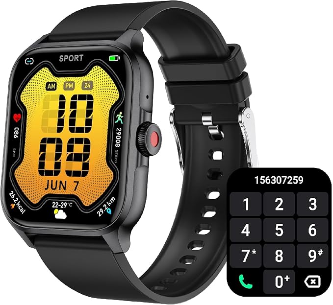 Smart Watch for Men Women(Answer/Make Call), 2025 New Smartwatch 1.85" HD Fitness Watch with 100+ Sport Modes, Heart Rate, Sleep Monitor, Pedometer, IP68 Waterproof Activity Tracker for Android iOS