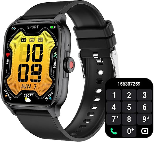 Smart Watch for Men Women(Answer/Make Call), 2025 New Smartwatch 1.85" HD Fitness Watch with 100+ Sport Modes, Heart Rate, Sleep Monitor, Pedometer, IP68 Waterproof Activity Tracker for Android iOS