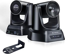 TONGVEO Conference Room PTZ Camera System with 20X Optical Zoom, AI Auto Tracking 1080P 60fps HDMI USB Webcam for Church Streaming Online Video Conference,Compatible with Zoom, OBS Easy Setup（1 pc - Image 1