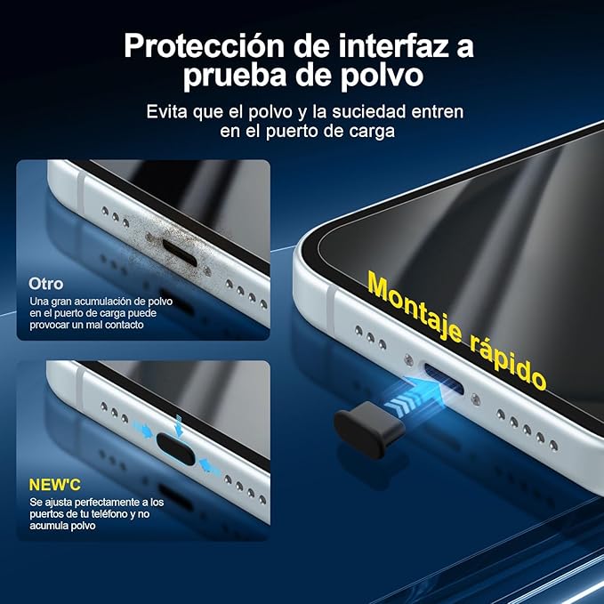 NEW'C 3X Privacy for iPhone 15 Screen Protector (6.1 inches)+ 3X Camera Lens Protector, Sensor Protection, Case Friendly Tempered Glass Film + Dust Plug - Easy Installation Tool Included | Sensor Protection, Case Friendly, Tempered Glass Film, Dust Plug