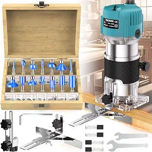 TwoWin Router Tool, 110V-120V 800W Compact Wood Router Tool for Woodworking
