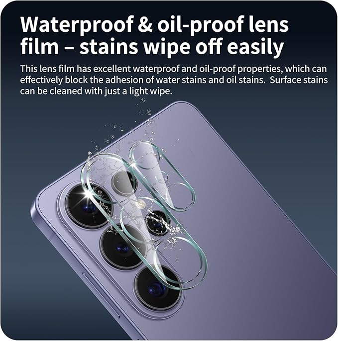 4-Pack Camera Lens Protector for Samsung Galaxy S26 Ultra, 9H Tempered Glass Camera Cover Screen Protector Accessories, HD Clarity, Anti-scratch, Bubble Free, Shockproof Full Protective