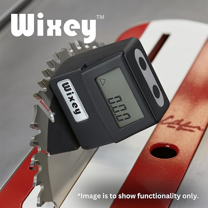 Wixey Digital Angle Gauge w/Flip-Out Display–Easy-to-Read Magnetic Digital Angle Finder for Setting The Angles of Jointer Fences & More – Perfect Ultra-Precise Measuring Tools for Woodworking Tasks