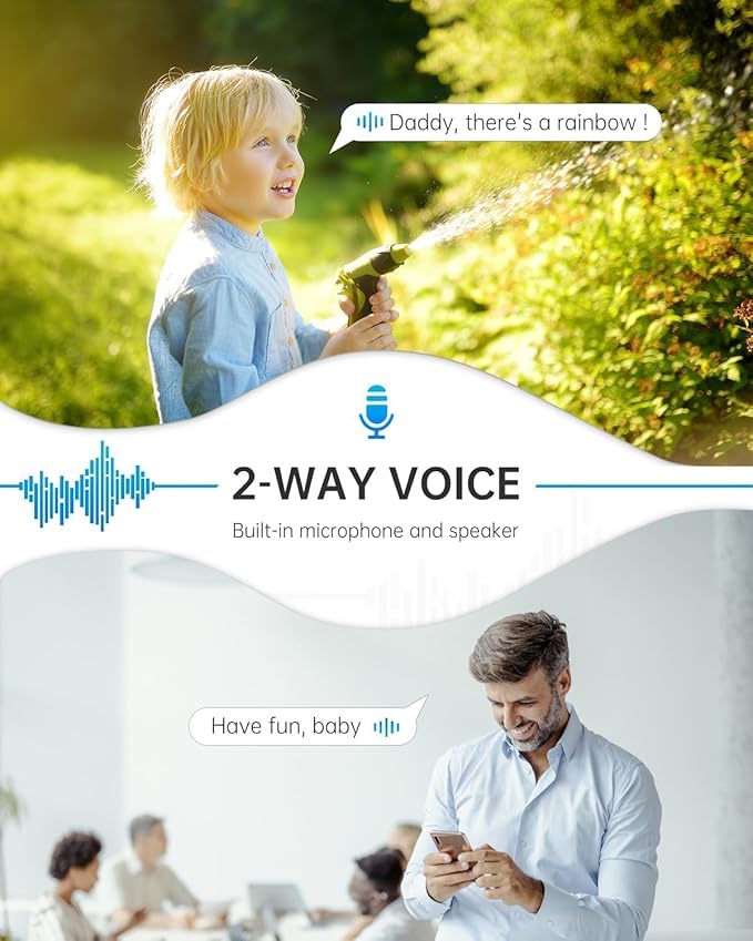 Light Bulb Security Camera, 2K Light Bulb Camera Outdoor, 2.4GHz & 5G WiFi Wireless Security Cameras for Home Security, Human Detection & Phone Alerts, Motion Tracking, Color Night Vision (White02)